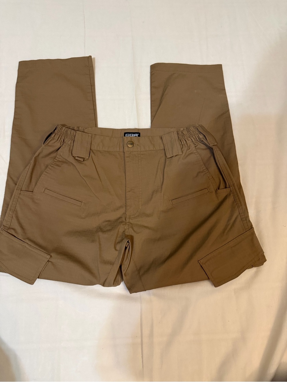 CQR Men's Cargo Pants in Brown - Tactical Utility Design